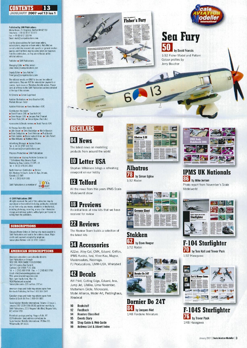 Scale Aviation Modeller International 2007-01